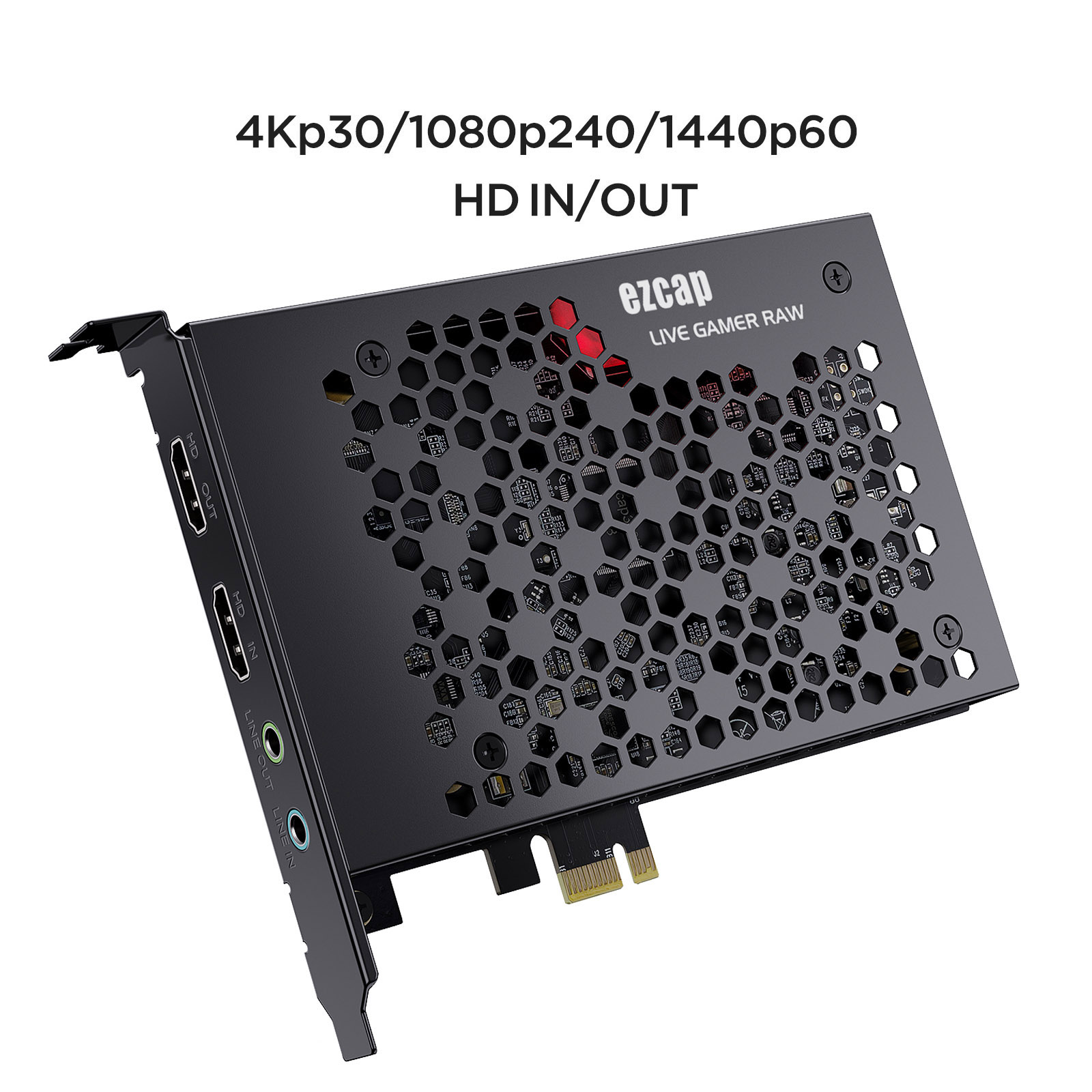 Elgato Stream Deck - ezcap324B ライブゲーマー Raw PCIE 4K ビデオゲームキャプチャカード記録