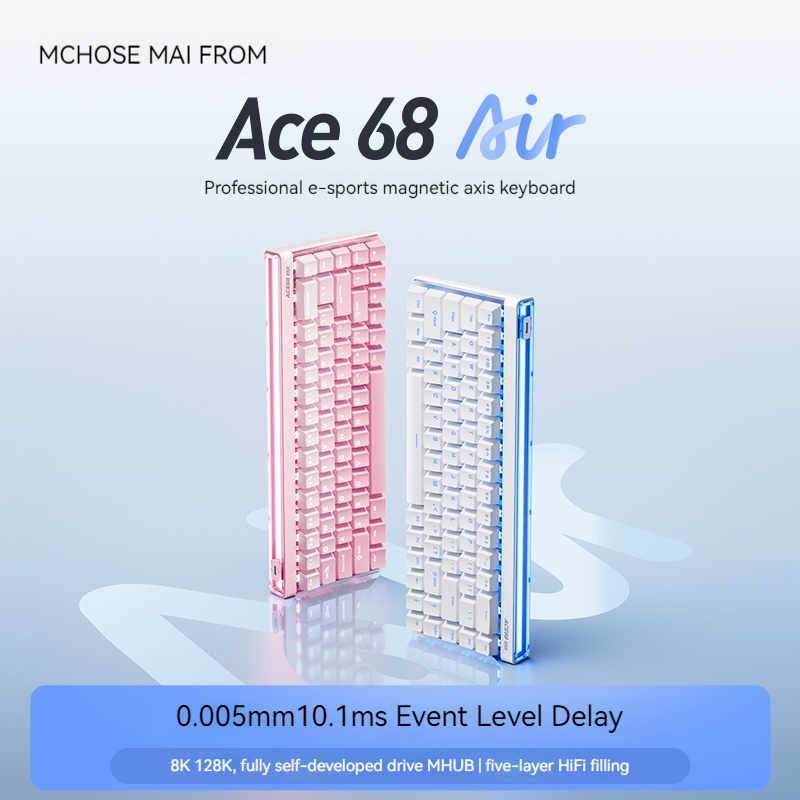 Gaming Esports Esports - Mchose Ace68 エア磁気軸メカニカルキーボード eスポーツ向け低遅延有線カスタマイズゲーミングキーボード オフィス用