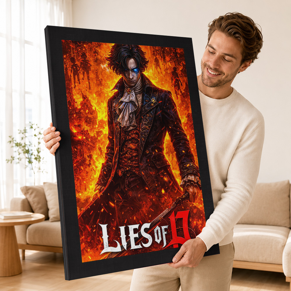 Lies of P ビデオゲームアートキャンバスプリントポス - Video Gaming & Esports Usd Acc のレビューと価格