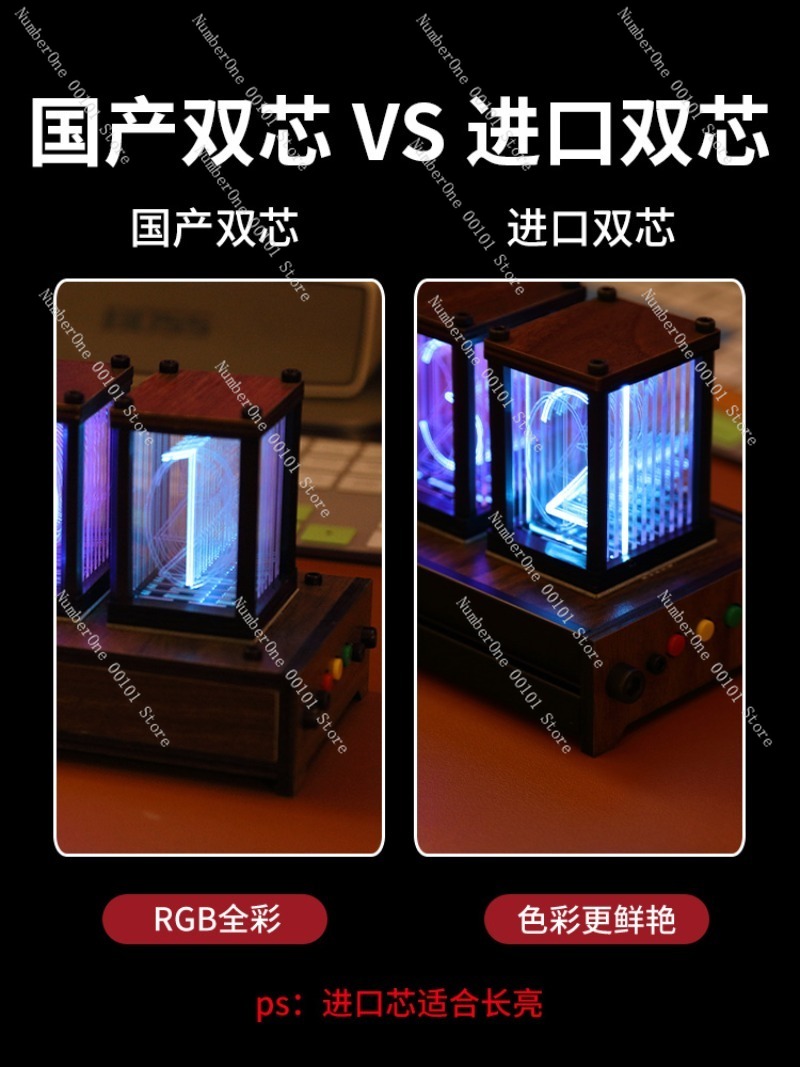 RGBグローチューブクロック、LED照明eスポーツデスククロ - Esports Gaming Youtube のレビューと価格