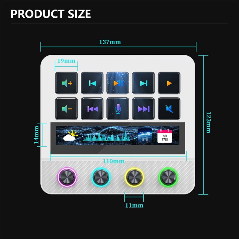 24時間配送 Mirabox N4 Pro 1 ストリームデ - Elgato Stream Deck のレビューと価格