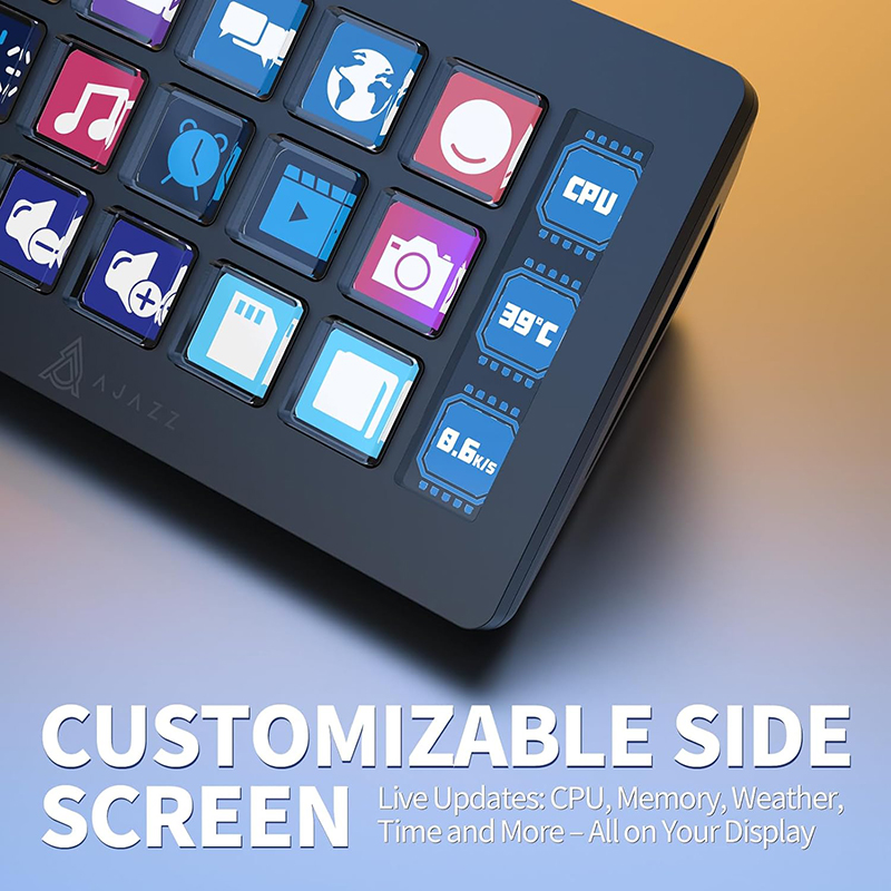 AJAZZ AKP153E/AKP03E 多機能コンソールパ - Elgato Stream Deck のレビューと価格