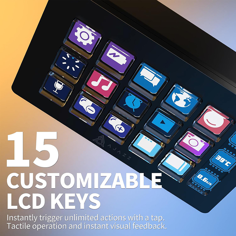 AJAZZ AKP153E/AKP03E 多機能コンソールパ - Elgato Stream Deck のレビューと価格