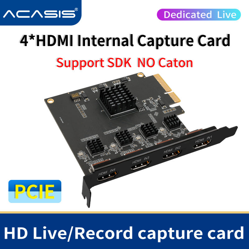 Acasis-HDMI互換のビデオキャプチャカード,4チャン - Elgato Stream Deck のレビューと価格