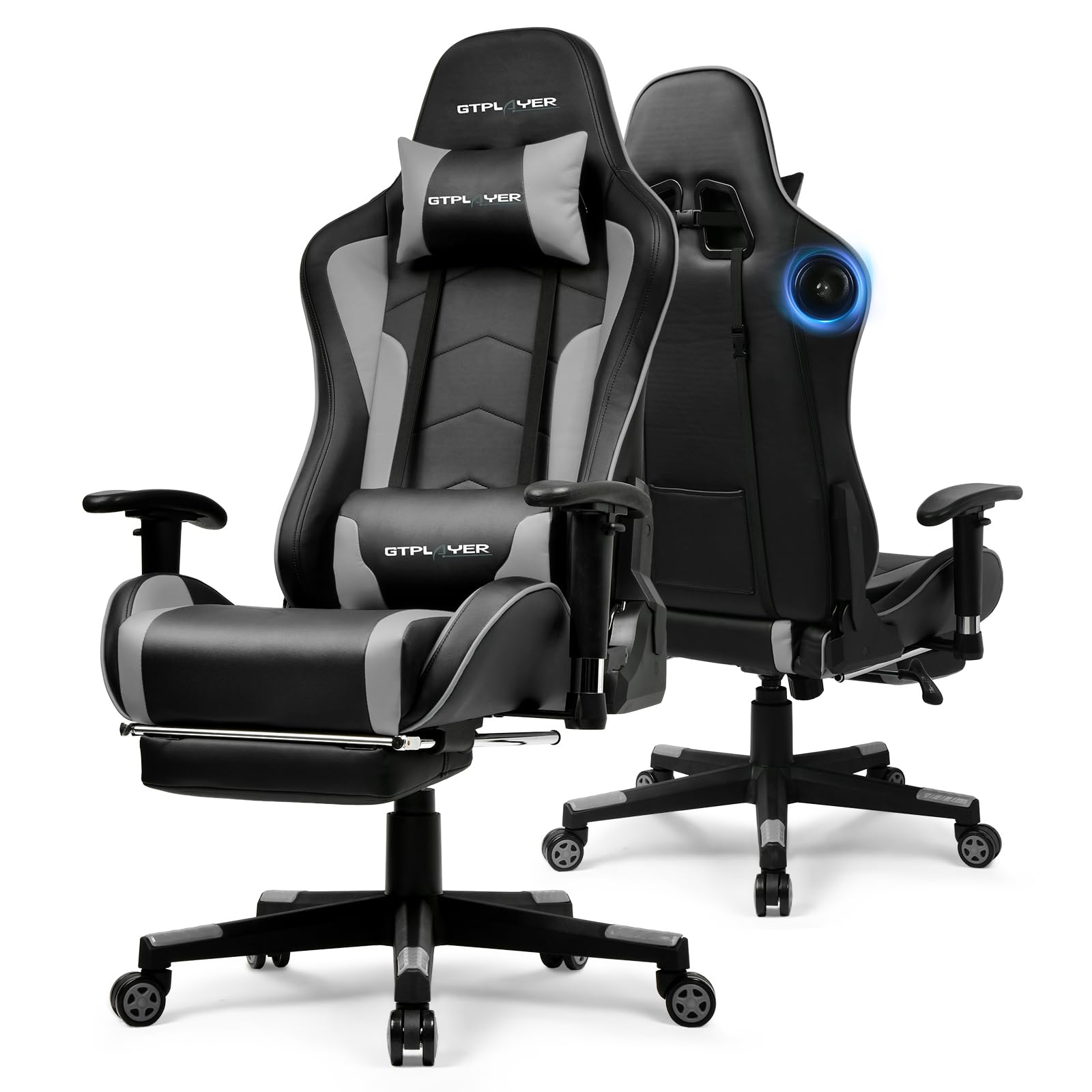 Bluetoothスピーカー搭載、背もたれと高さ調整可能、3 - Gaming & Esports District のレビューと価格