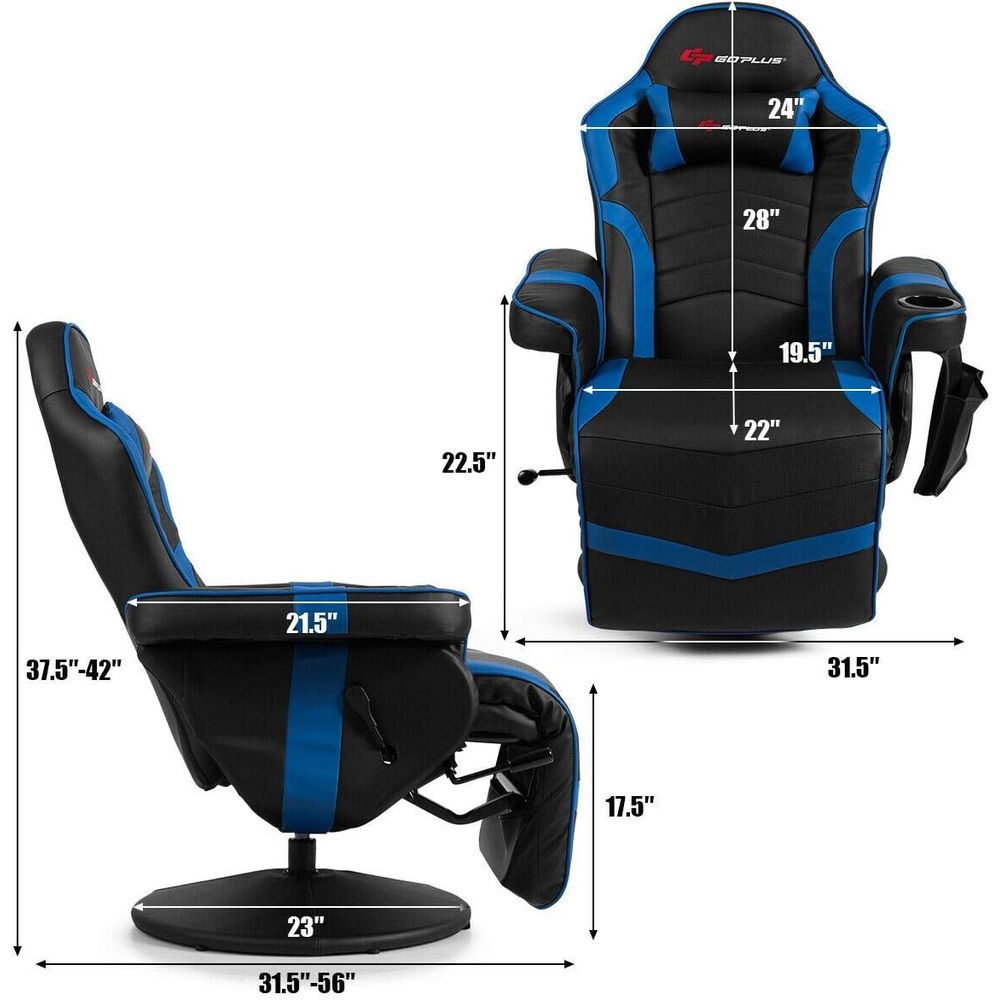 マッサージゲーミングチェア、レーシングスタイルゲーミングリク - Gaming & Esports District のレビューと価格