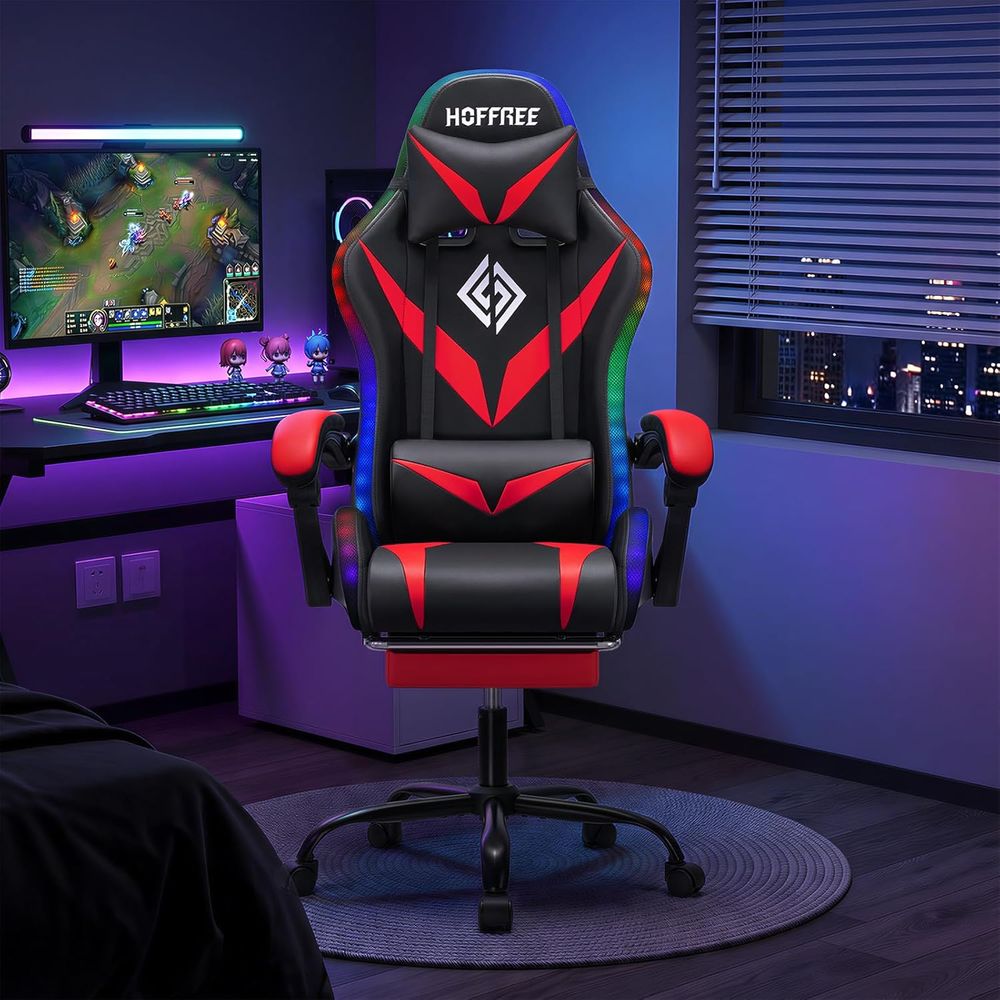 人間工学に基づいたハイバックゲーミングチェア（マッサージ機能 - Gaming & Esports District のレビューと価格