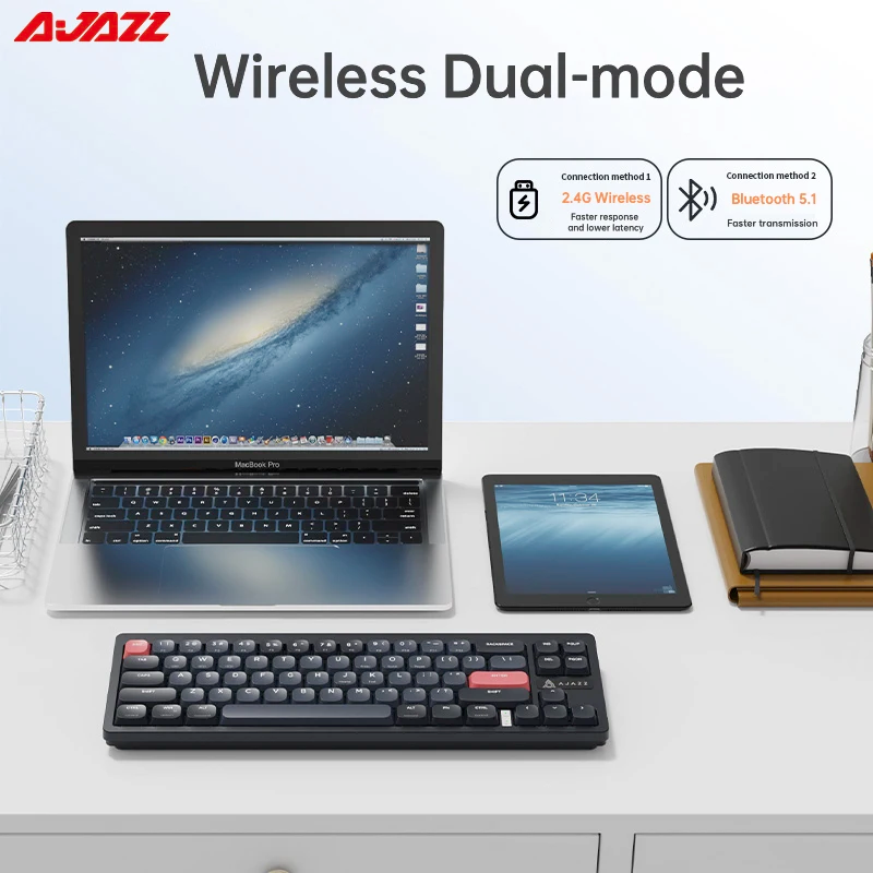 Ajazz-超薄型メカニカルキーボード,akl680,65% - Elgato Stream Deck のレビューと価格