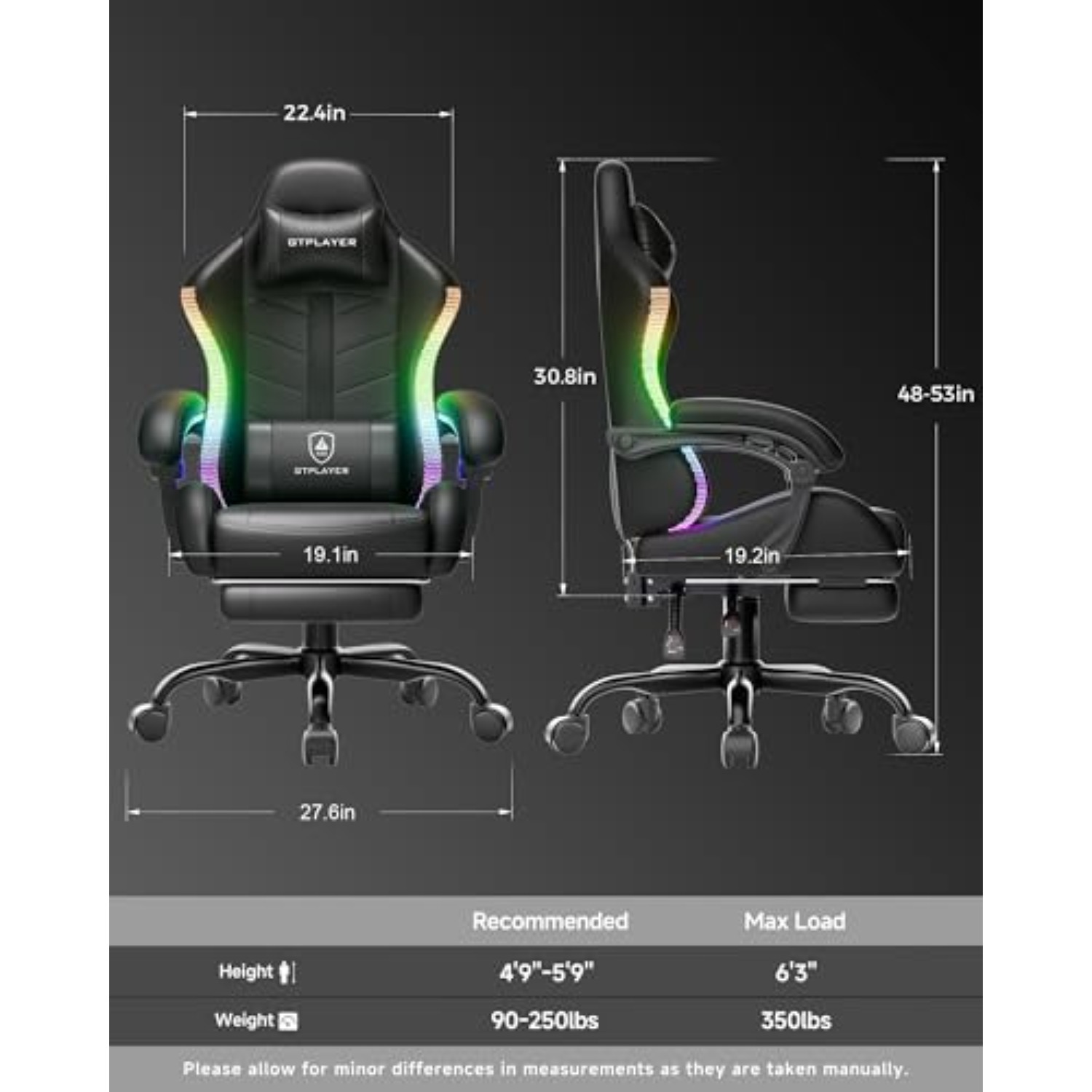 ゲーミングチェア、大人用コンピューターゲームチェア、RGBブ - Video Gaming & Esports Usd Acc のレビューと価格