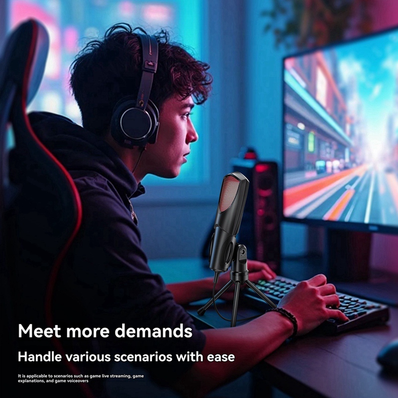 ゲーミングマイク プロ仕様 デスクトップ USB コンデンサ - Video Gaming & Esports Usd Acc のレビューと価格